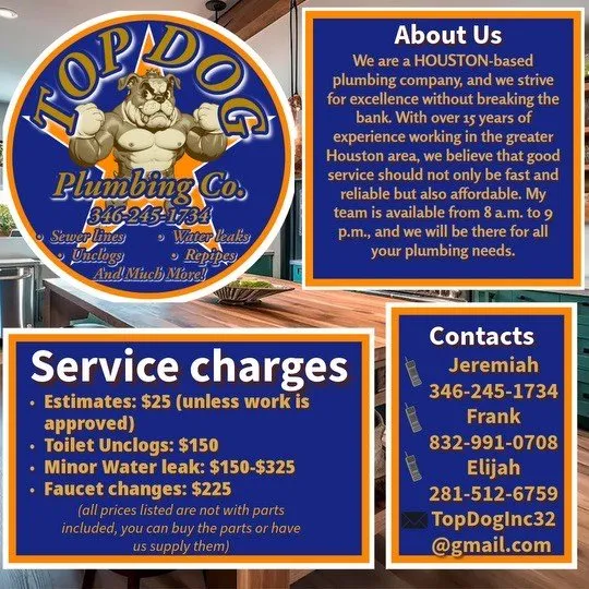 Slide of Top Dogs Pluming Co