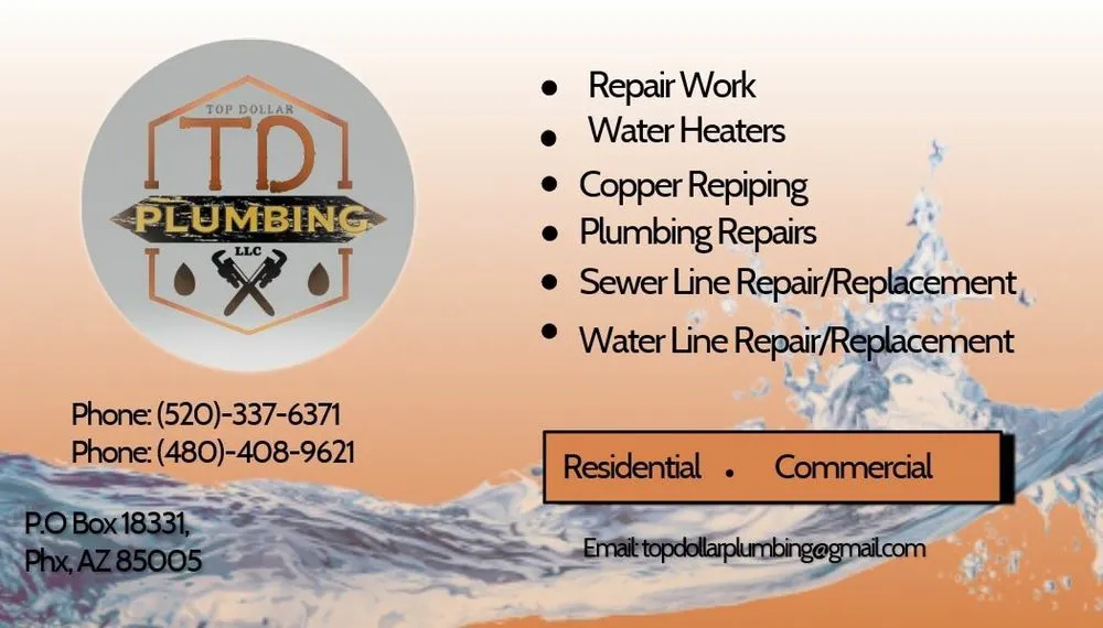 Slide of Top Dollar Plumbing