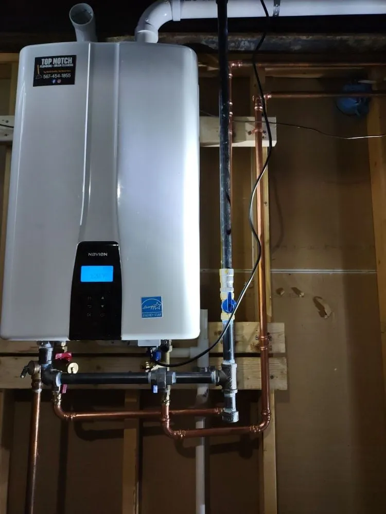 Emergency water heater service in Grand Rapids, OH by Top Notch Plumbing and Drain Cleaning