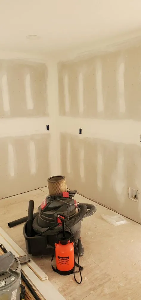 Slide of Top of ladder paint n drywall