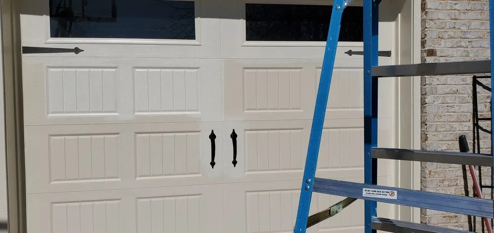 Slide of Top of ladder paint n drywall