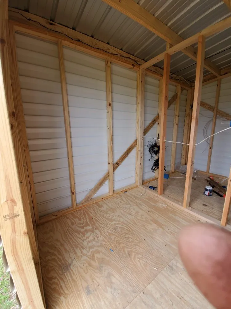 Slide of Top of ladder paint n drywall