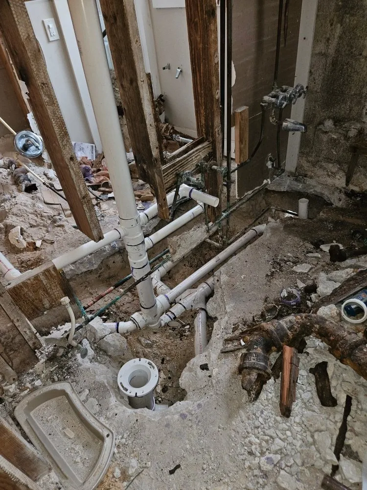 Slide of Top Plumbing