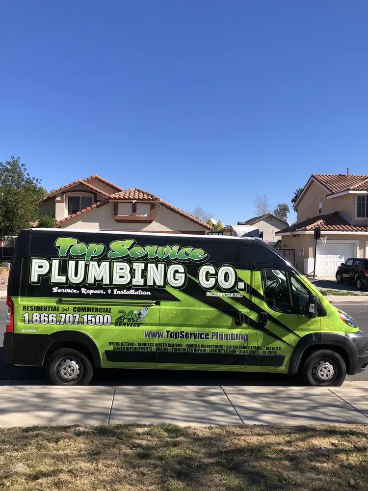 Slide of Top Service Plumbing