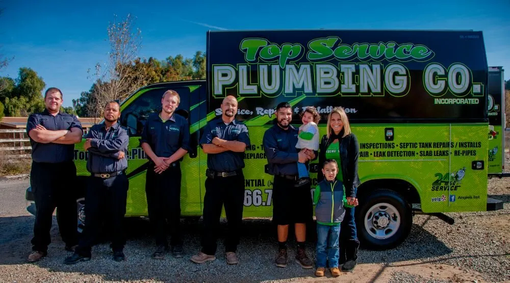 Slide of Top Service Plumbing