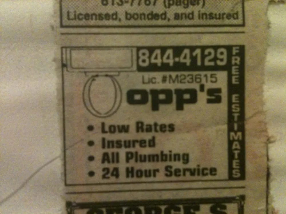 Slide of Topp's Plumbing