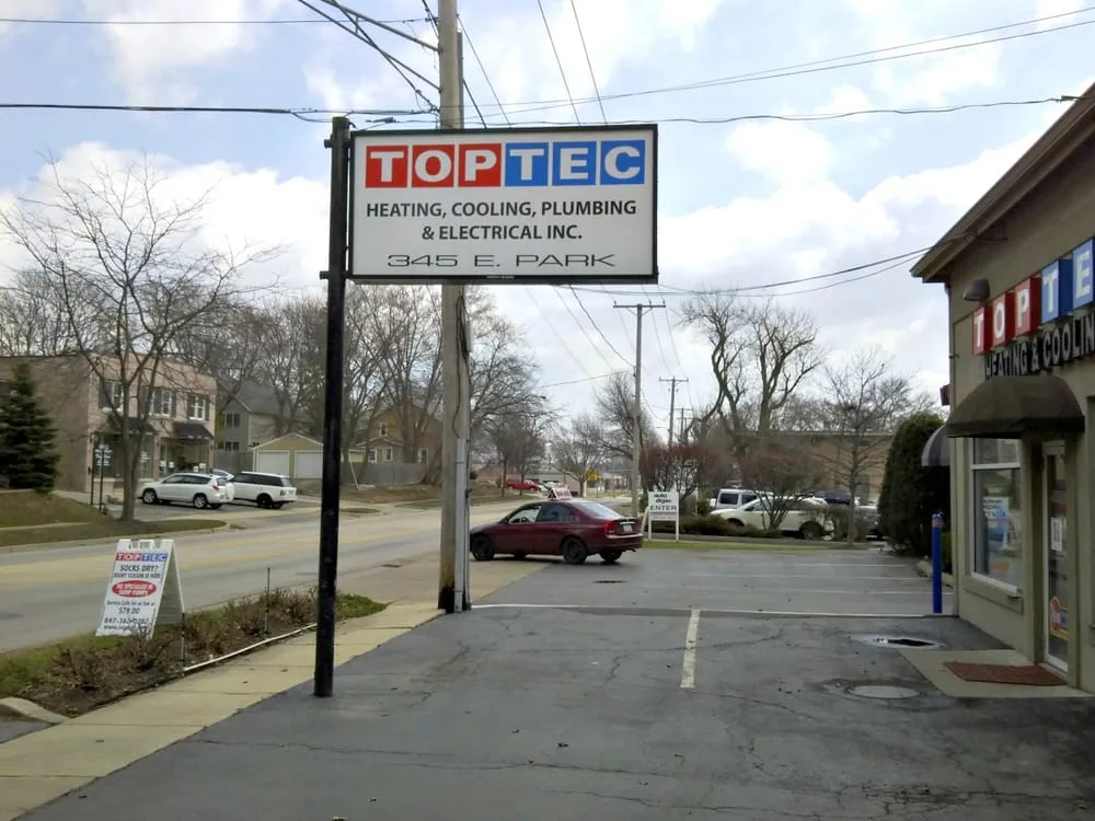 Professional emergency plumbing in Libertyville, IL by TopTec Heating, Cooling, Plumbing & Electrical