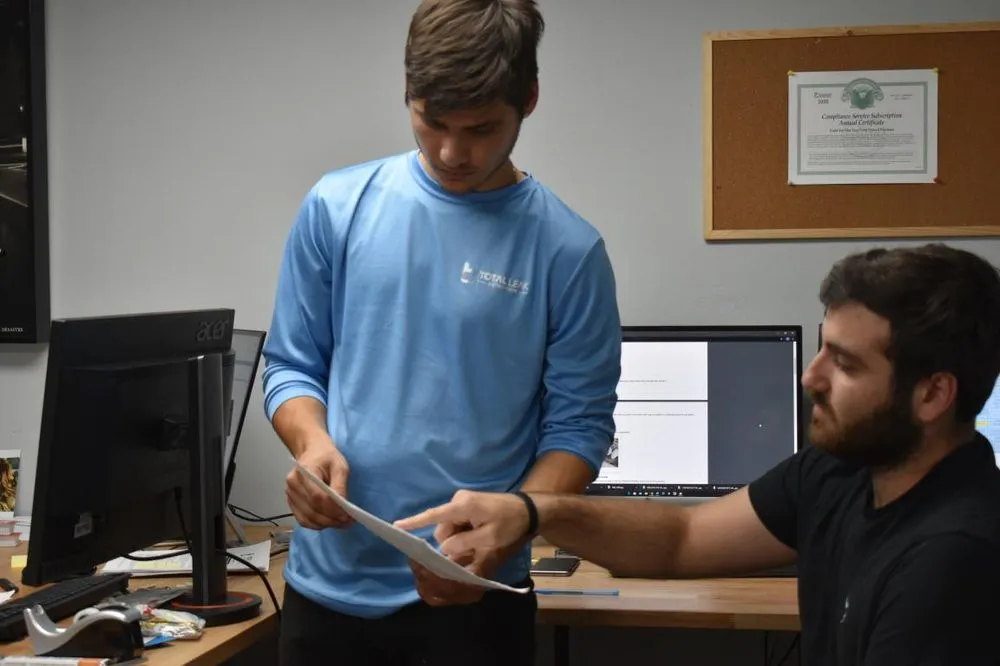 Slide of Total Leak Detection