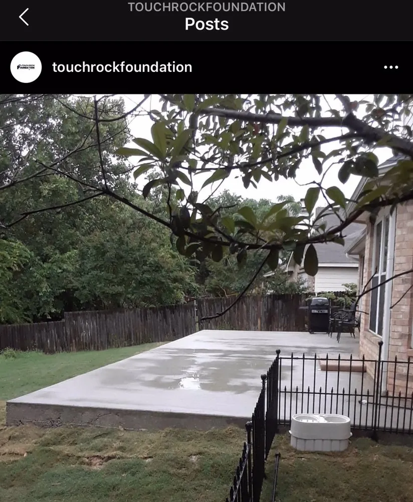 Slide of Touch Rock Foundation Repair