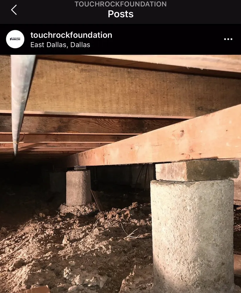 Slide of Touch Rock Foundation Repair