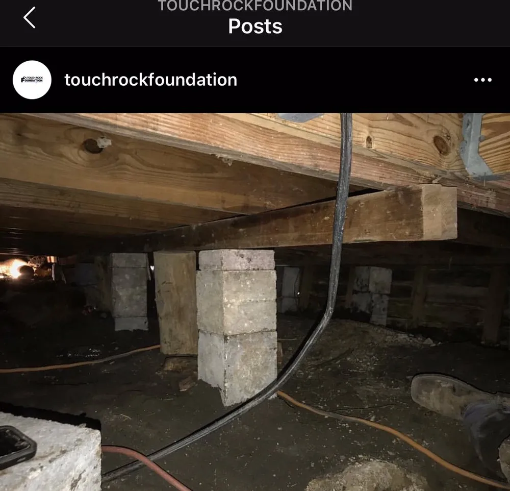 Slide of Touch Rock Foundation Repair