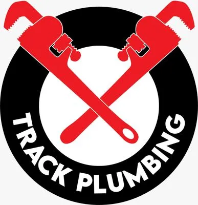 Track Plumbing Water Heater Specialist Logo