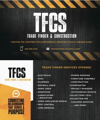 Trade Finder & Construction Services Logo