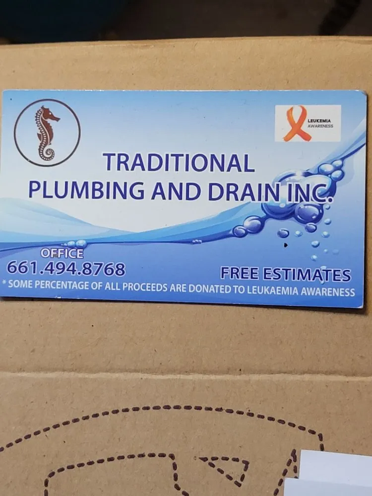 Slide of Traditional Plumbing and Drain