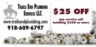 Slide of Trails End Plumbing