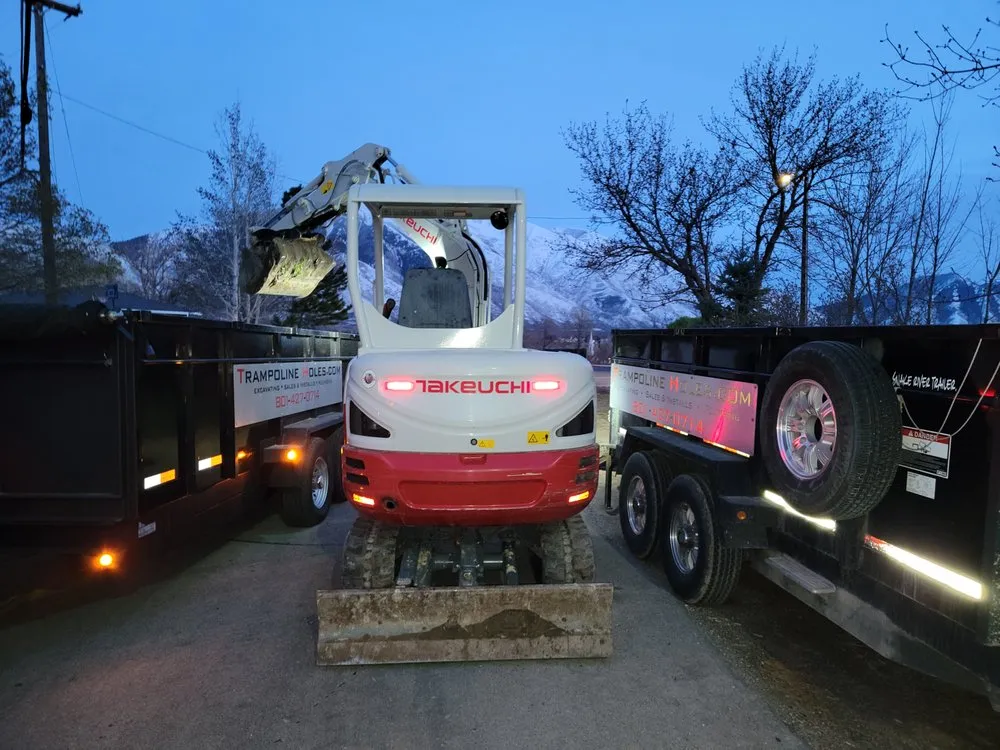 Slide of Trampoline Holes
