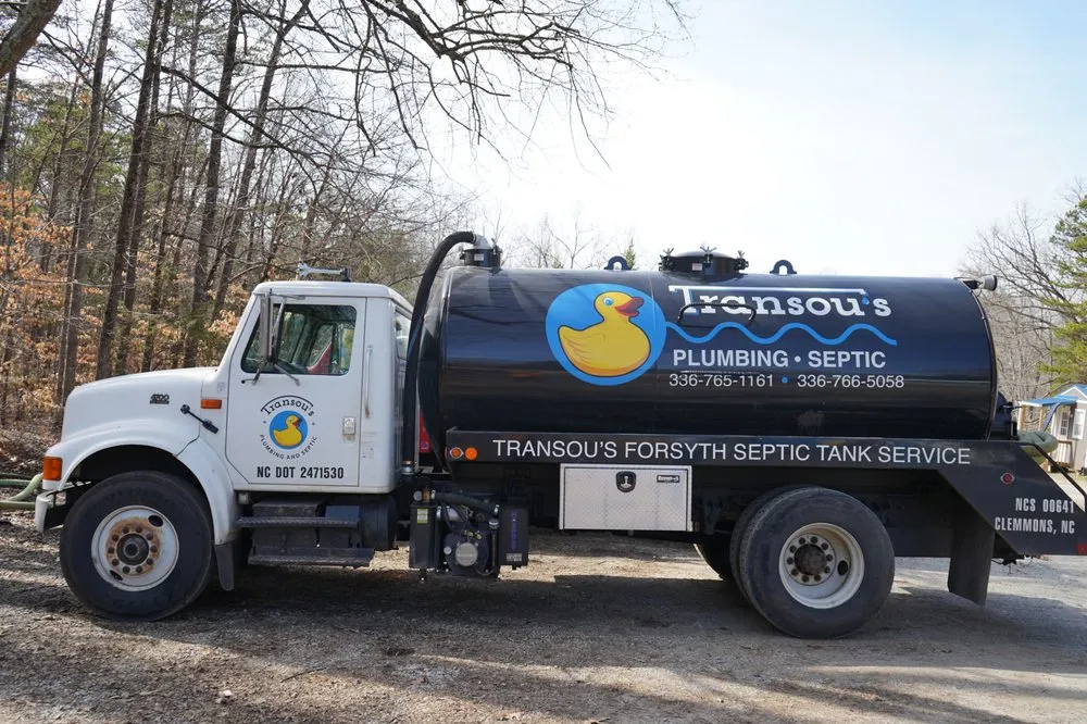 Professional drain cleaning for homes in Winston-Salem, NC by Transou's Plumbing & Septic