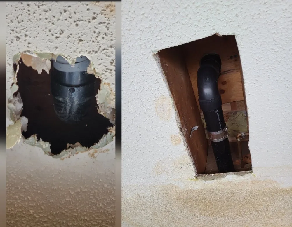 Slide of Trench Plumbing