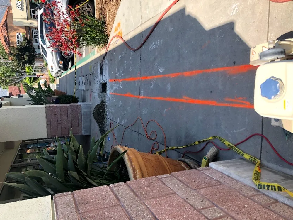 Slide of Trench Plumbing