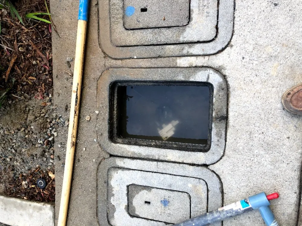 Slide of Trench Plumbing