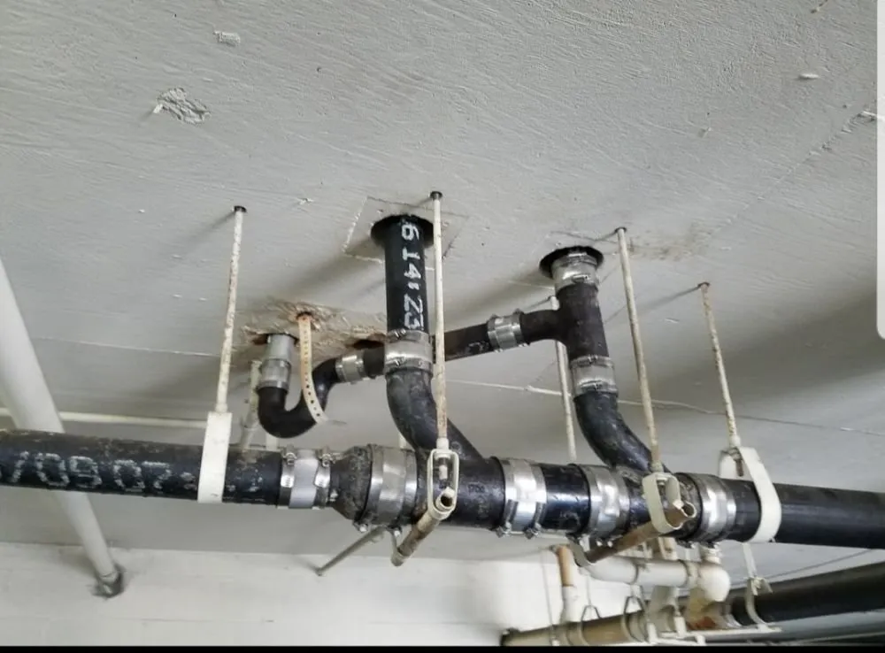 Slide of Trench Plumbing