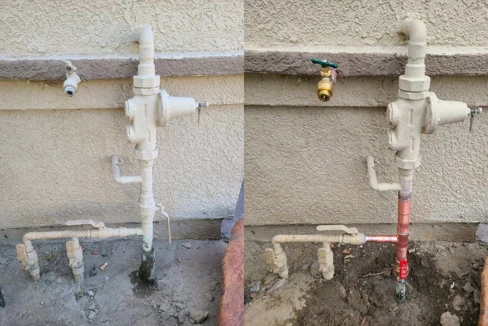 Slide of Trench Plumbing