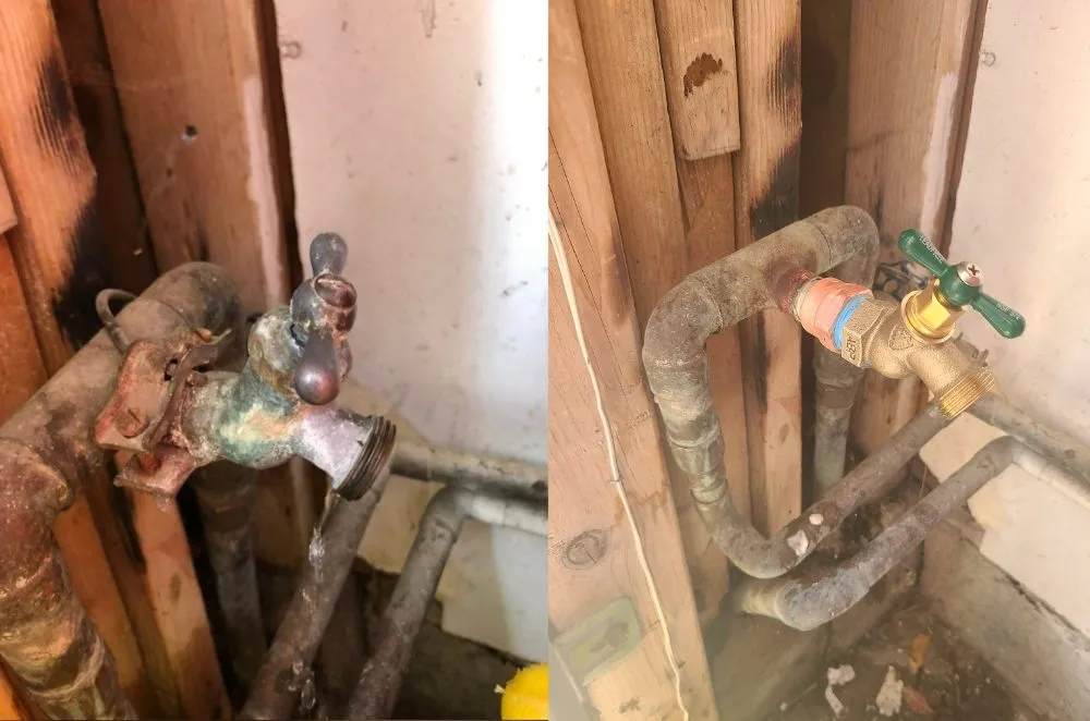 Slide of Trench Plumbing