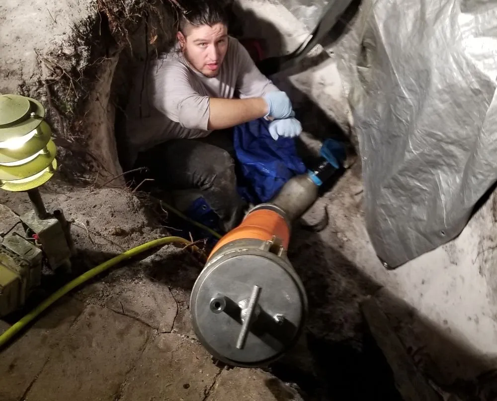 Slide of Trenchless Sewer Line Repair