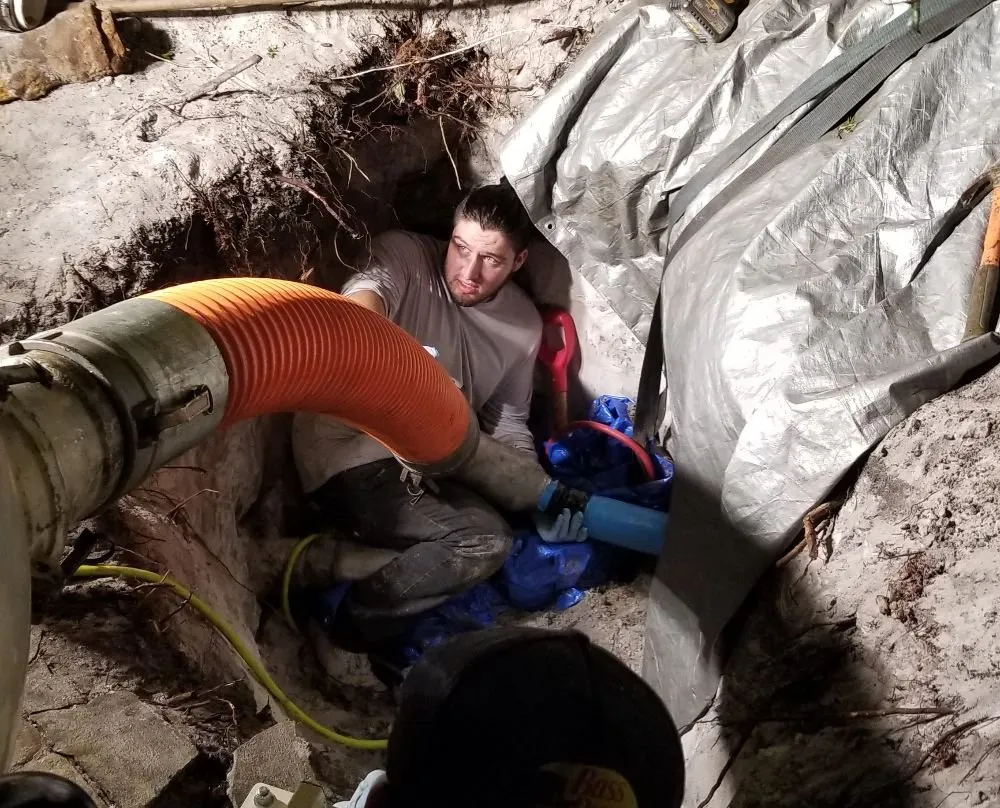 Slide of Trenchless Sewer Line Repair