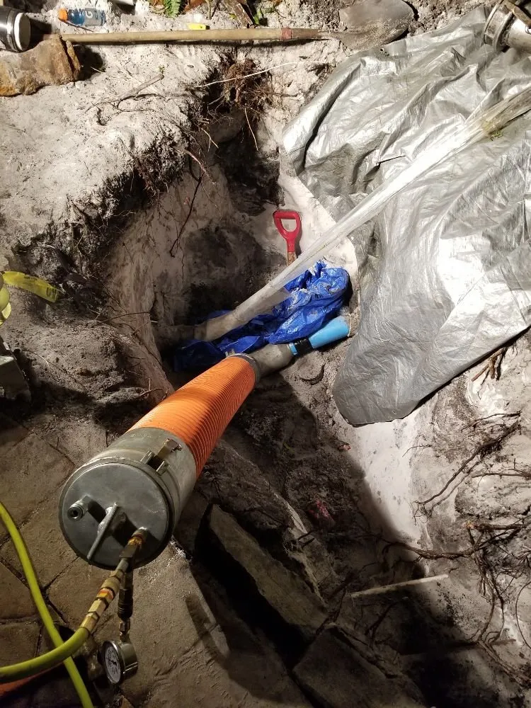 Slide of Trenchless Sewer Line Repairs