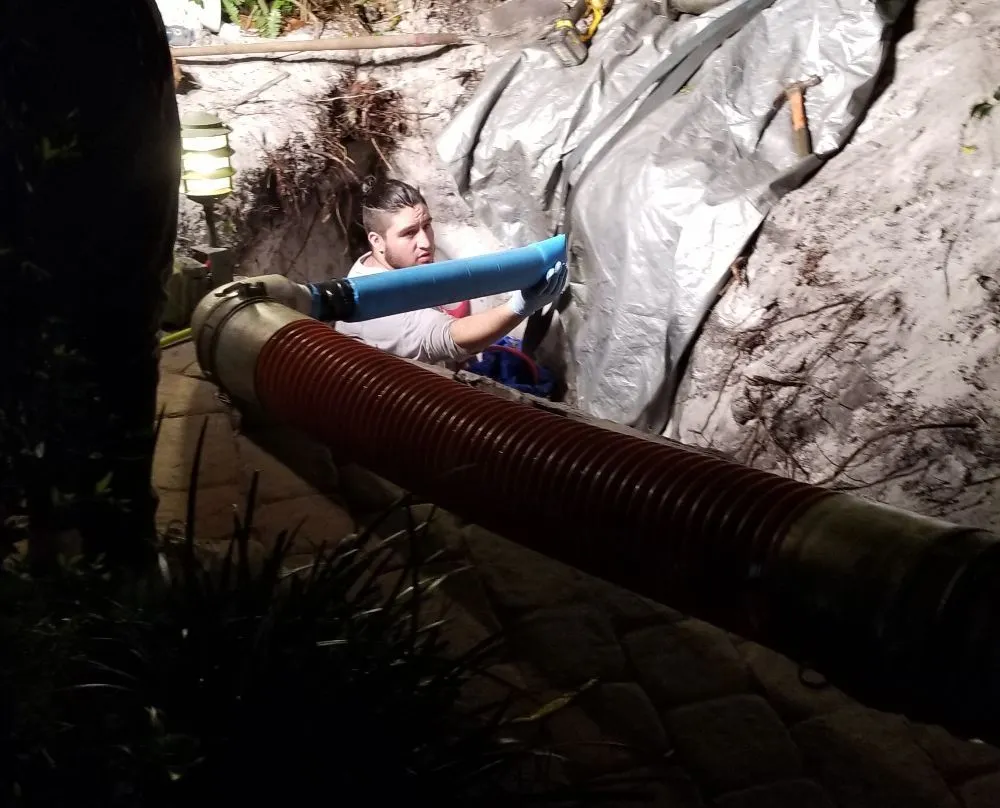 Slide of Trenchless Sewer Line Repairs
