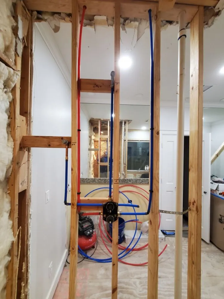 Slide of Tri-Level Plumbing