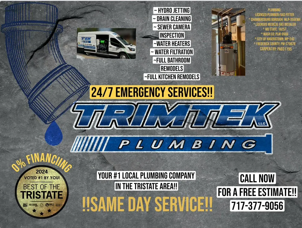 Reliable leak detection in Chambersburg, PA by Trim Tek Plumbing