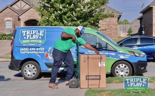 Trusted water heater service for homes in Edmond, OK by Triple Play Home Services