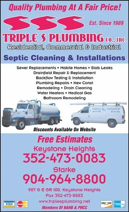 Slide of Triple S Plumbing