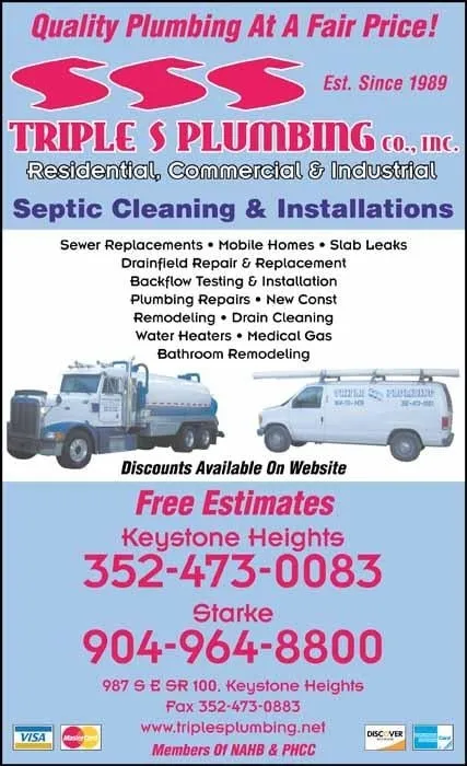 Slide of Triple S Plumbing