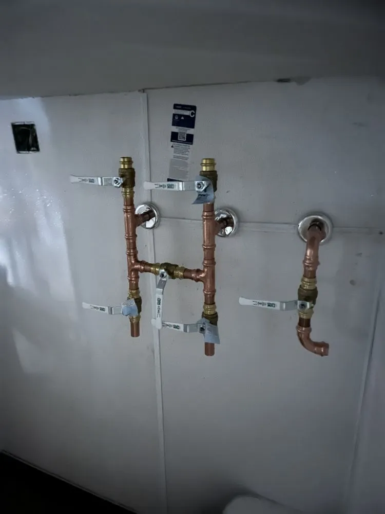 Slide of Tristan's Pumbing