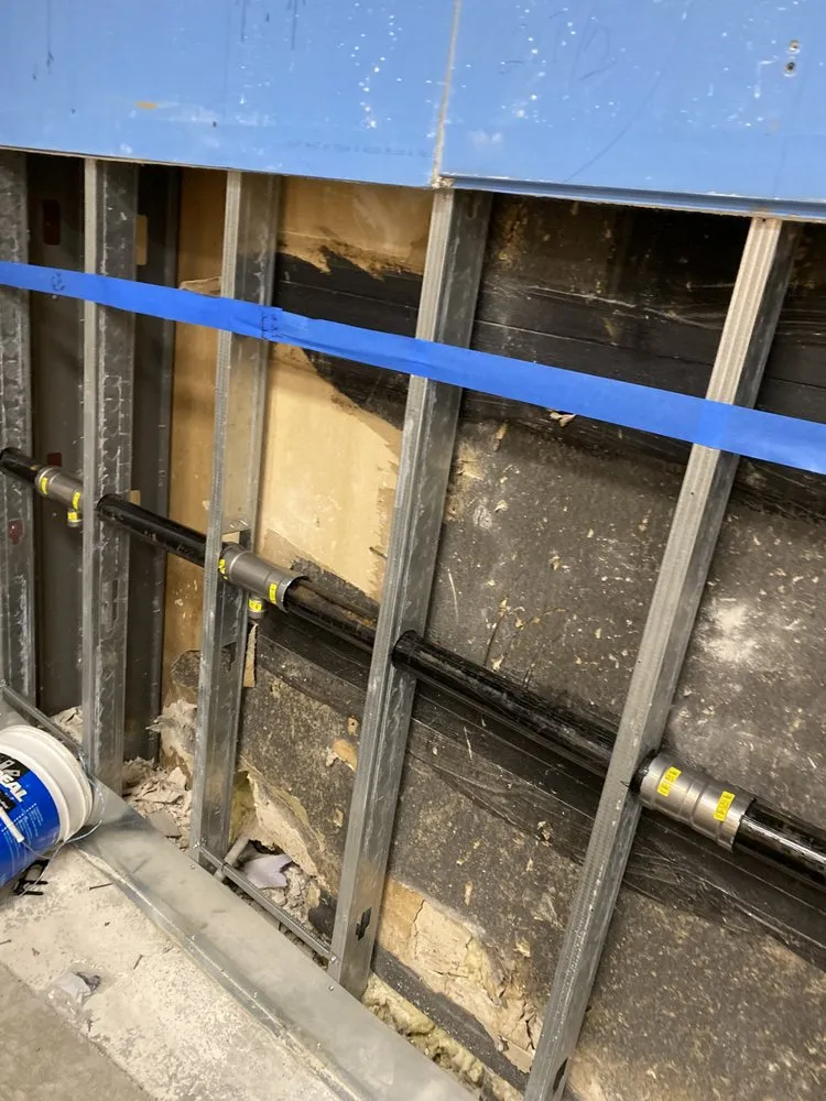 Slide of Tristan's Pumbing