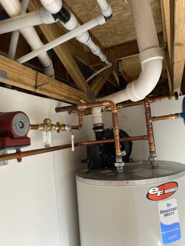 Slide of Tristan's Pumbing