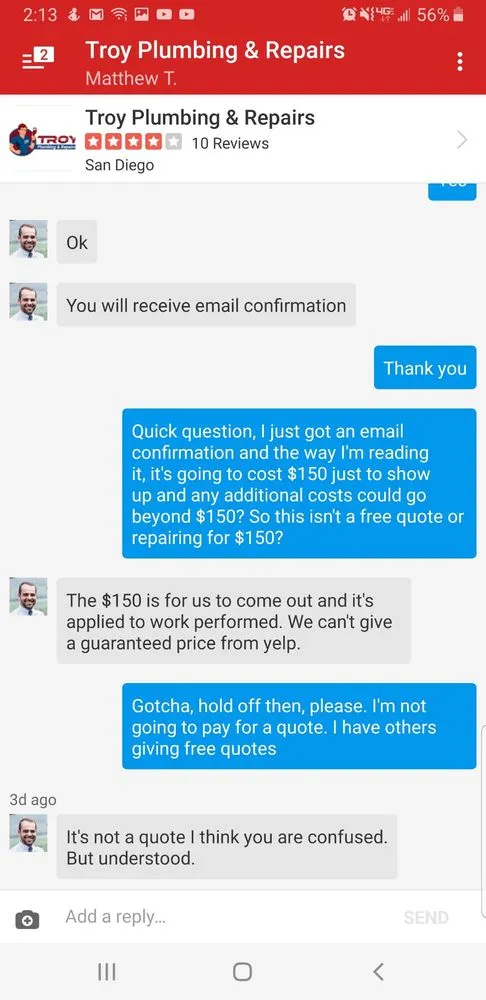 Slide of Troy Plumbing