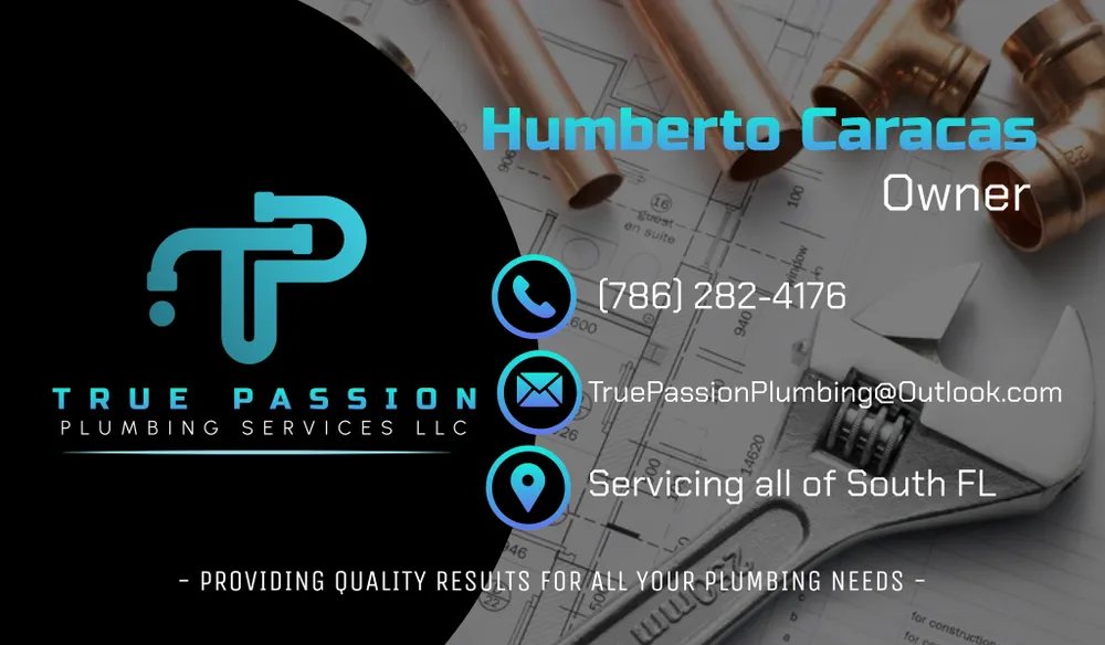Slide of True Passion Plumbing Services