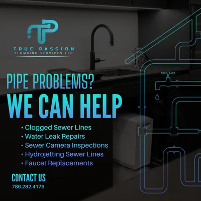 True Passion Plumbing Services Logo