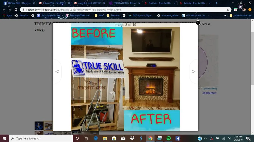 Slide of True Skill Handyman & Remodel Service