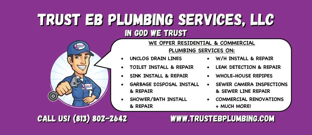 Slide of Trust EB Plumbing Services