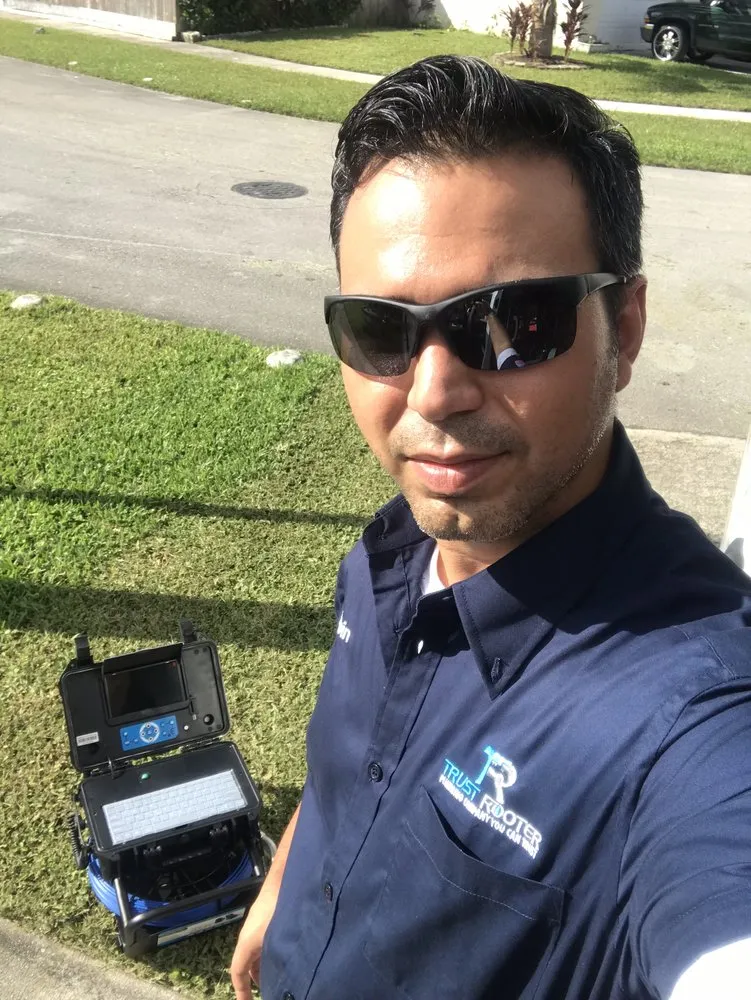 Top-rated drain cleaning for homes in Pompano Beach, FL by Trust Rooter Plumbing & Drain Cleaning