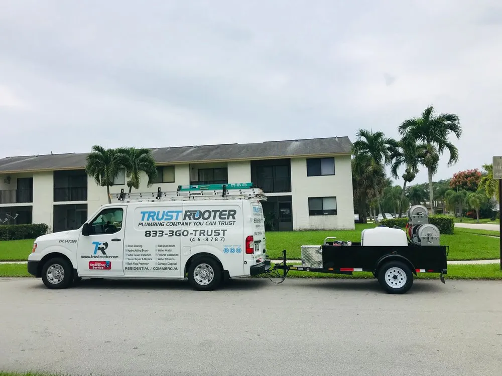 Trusted emergency plumbing in Pompano Beach, FL by Trust Rooter Plumbing & Drain Cleaning