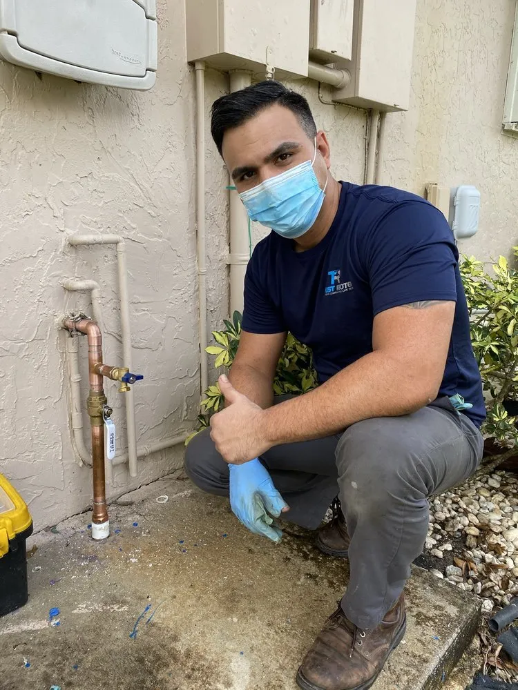Emergency pipe repair for homes in Pompano Beach, FL by Trust Rooter Plumbing & Drain Cleaning