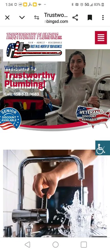 Slide of Trustworthy Plumbing