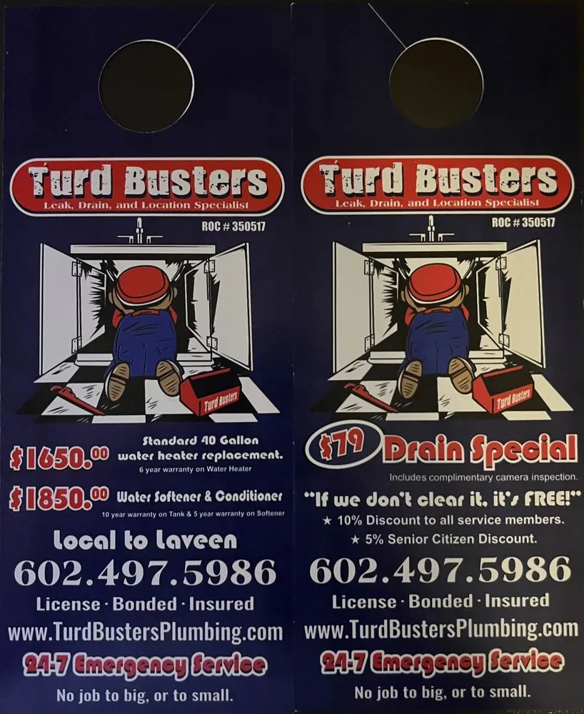 Slide of Turd Busters Plumbing