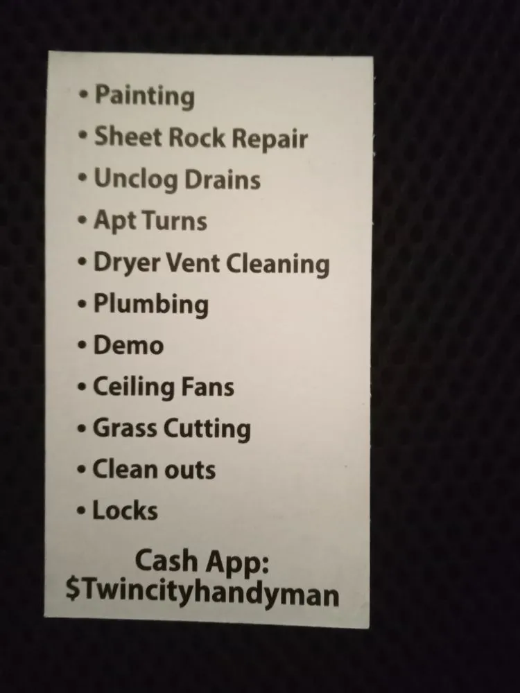 Slide of Twin Cities Handyman Services